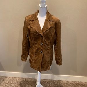 EUC CABI brown corduroy Journey jacket